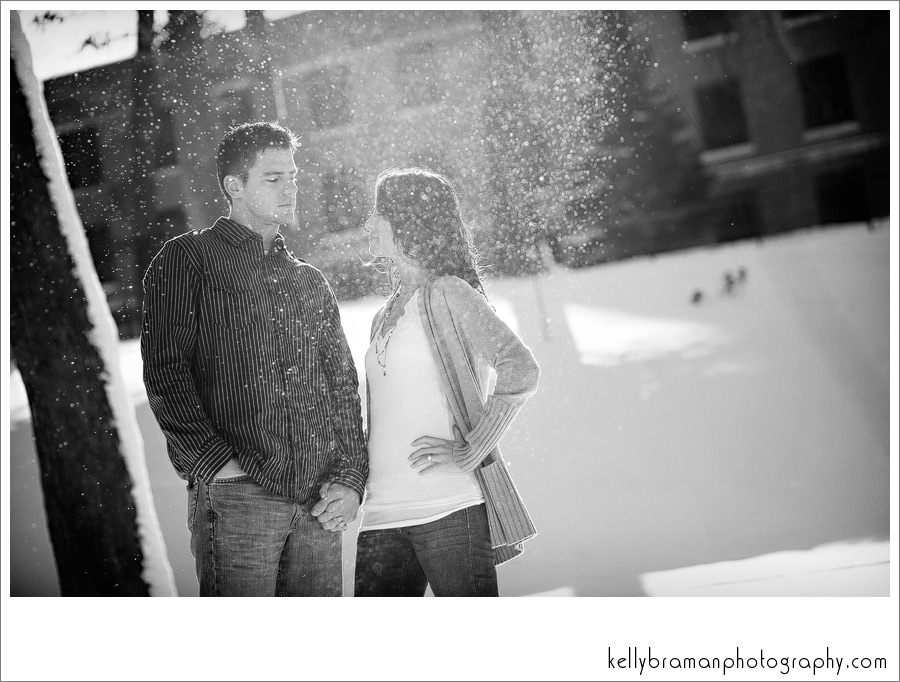 *the snow fell from the tree just as I clicked...I love the feel of this image :)
