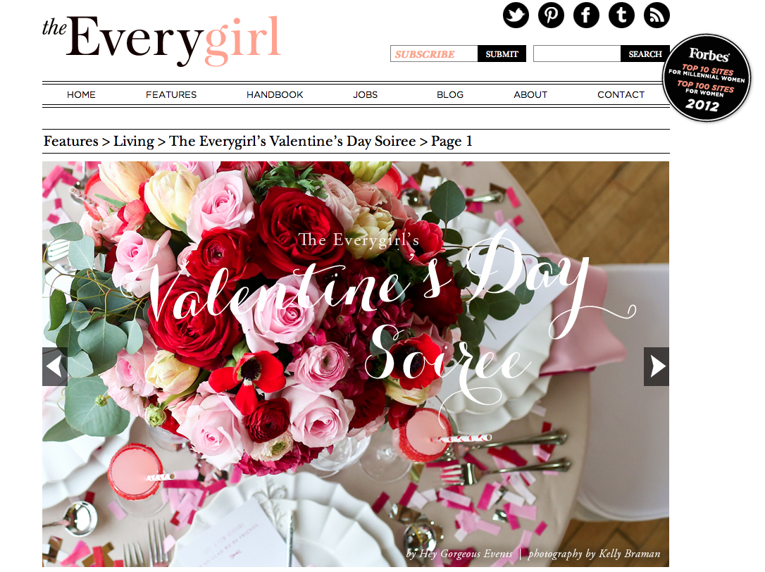 TheEveryGirl The Every Girl Forbes Top 100 Blogs for Women featuring Kelly Braman Photography