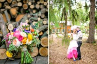 Kelly Braman captured this gorgeous unique wedding at the Blue Dress Barn in West Michigan.